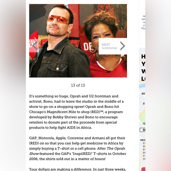 Gap HIV Aids Inspired Gray RED Baseball Cap Hat RARE Oprah Bono "Inspi(RED)" - Picture 1 of 7